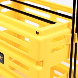 Корзина для теннисных мячей NEVA SPORT, UEA1, на 75 мячей, пластик, черный