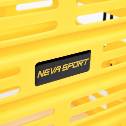 Корзина для теннисных мячей NEVA SPORT, UEA1, на 75 мячей, пластик, черный