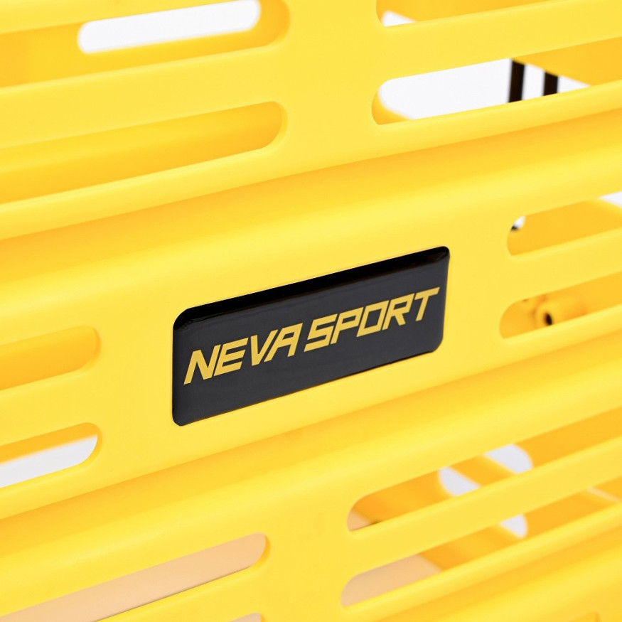 Корзина для теннисных мячей NEVA SPORT, UEA1, на 75 мячей, пластик, черный