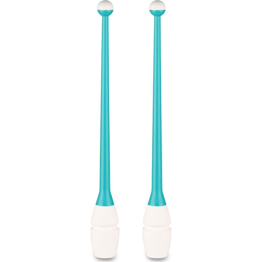 Булавы для художественной гимнастики INDIGO IN017, длина 36 см, каучук, вставляющиеся