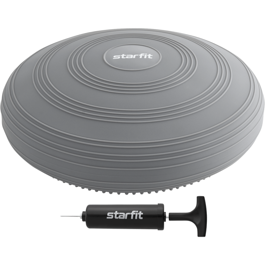 БЕЗ УПАКОВКИ Диск балансировочный STARFIT BP-105, с насосом, серый