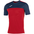 Футболка  игровая JOMA с коротким рукавом WINNER Красный Тёмно Синий L 100946.603, 9997642944087, Красный Тёмно Синий, L