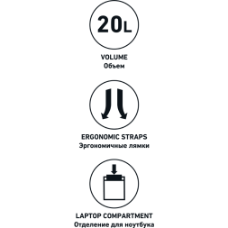 Рюкзак JOGEL DIVISION Travel Backpack, темно-синий