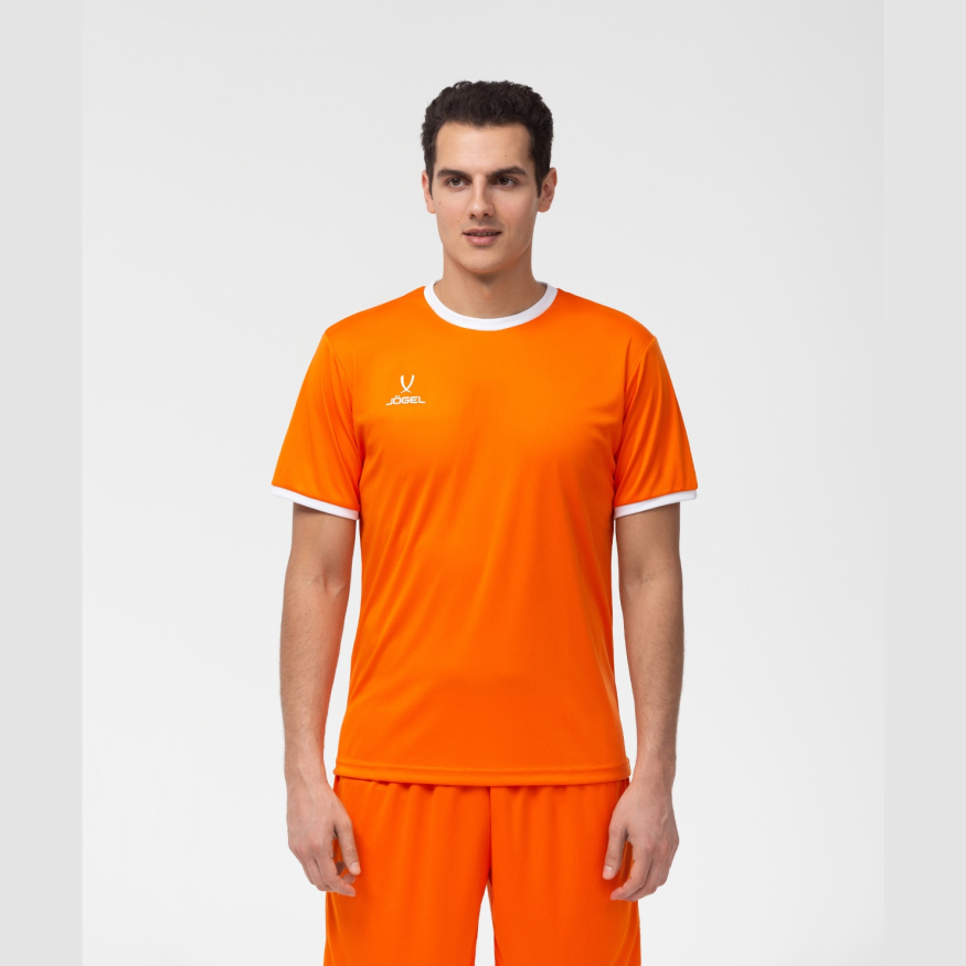 Футболка футбольная JOGEL CAMP Origin, оранжевый/белый