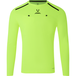 Футболка судейская с длинным рукавом JOGEL DIVISION PerFormDRY Referee LS Tee, желтый неон