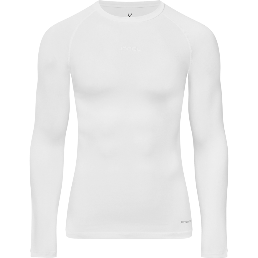 Футболка компрессионная с длинным рукавом JOGEL PerFormDRY Baselayer LS Tee, белый