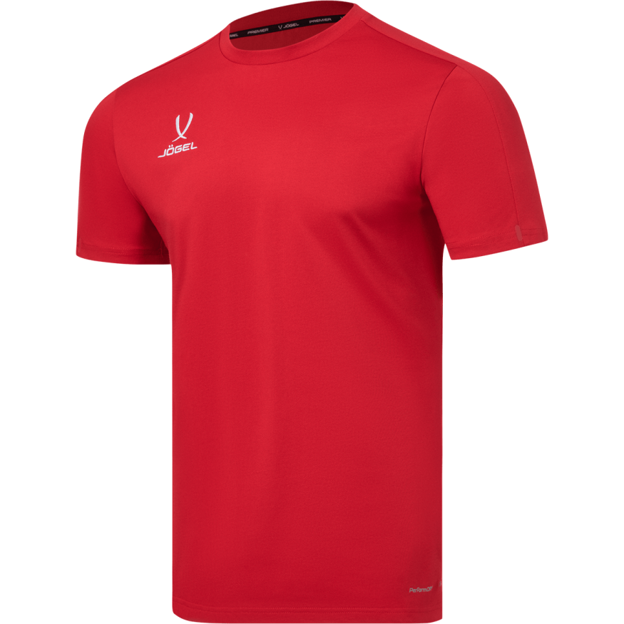 Футболка тренировочная JÖGEL PREMIER PerFormDRY TRN CVC Tee, красный