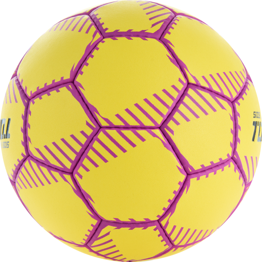 Мяч ганд. TORRES Club, H32432, р.2, ПУ, 5 подкл. слоев, руч. сшивка, желтый