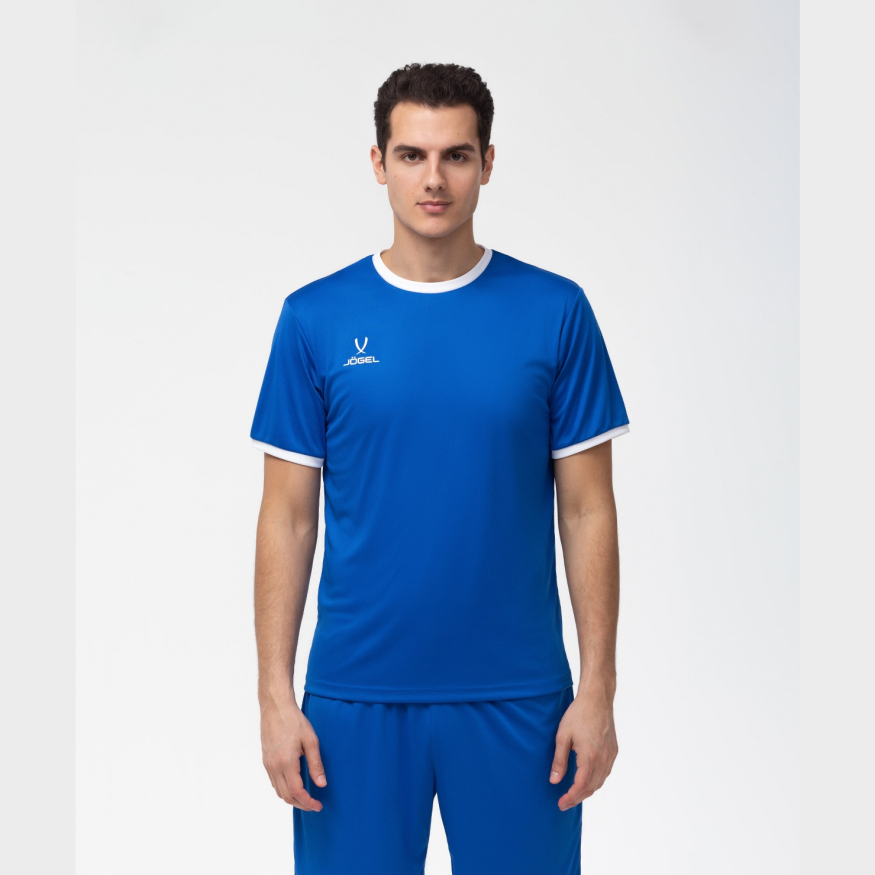 Футболка футбольная JOGEL CAMP Origin, синий/белый