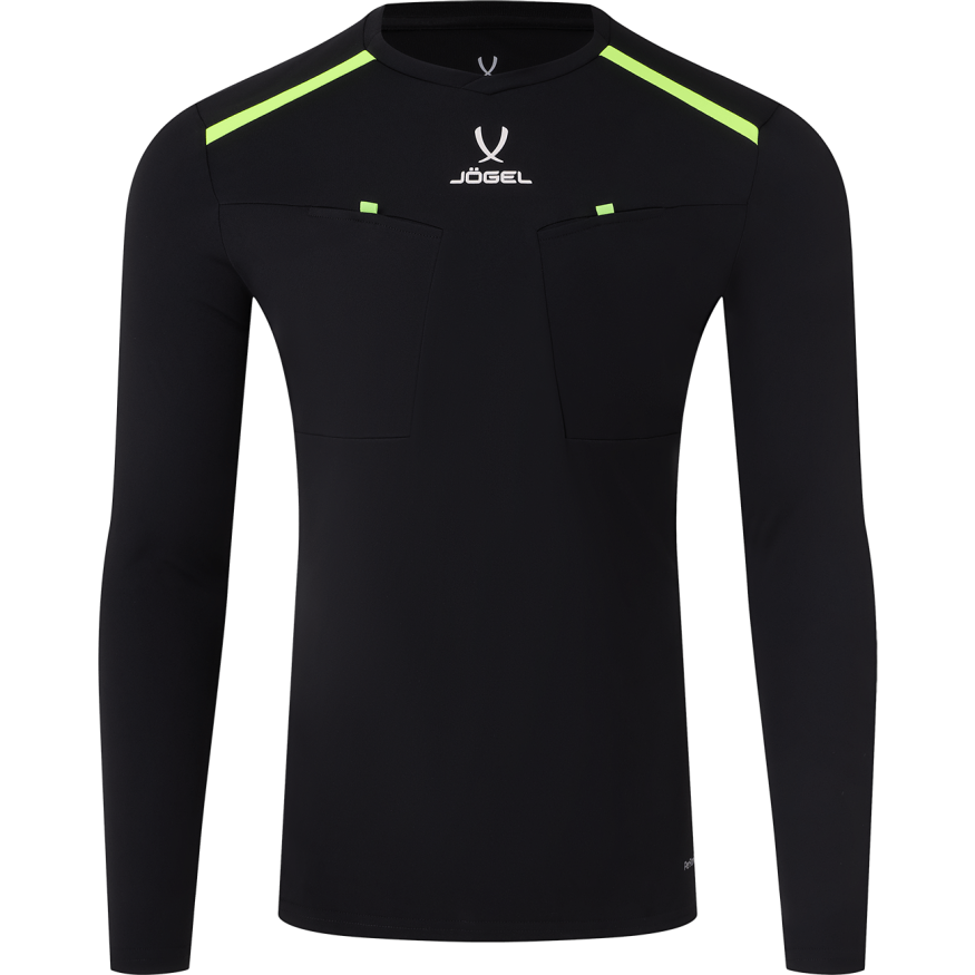 Футболка судейская с длинным рукавом JOGEL DIVISION PerFormDRY Referee LS Tee, черный