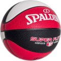 СЦ*Мяч баск. SPALDING Super Flite 76929z, р.7, синт. кожа ( композит), красно-черно-белый