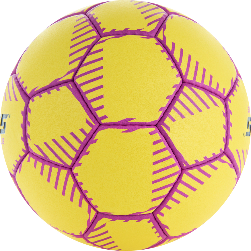 Мяч ганд. TORRES Club, H32433, р.3, ПУ, 5 подкл. слоев, руч. сшивка, желтый