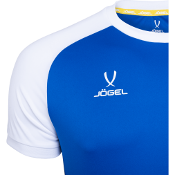 Футболка игровая JOGEL CAMP Reglan Jersey, синий/белый, детский