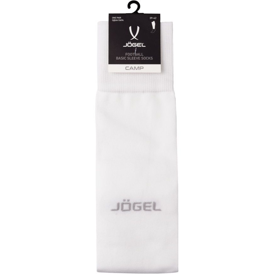 Гольфы футбольные JOGEL CAMP BASIC SLEEVE SOCKS 00, белый/серый