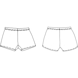 Шорты гимнастические Indigo SM-127-32, размер 32, черный