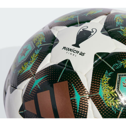 Мяч футзал. ADIDAS UCL Pro Sala JH1294, р.4, FIFA Quality Pro, 32п, ПУ, руч.сш, бело-зеленый