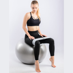 Мяч гимнастический TORRES AL121155SL, диаметр 55см., серый