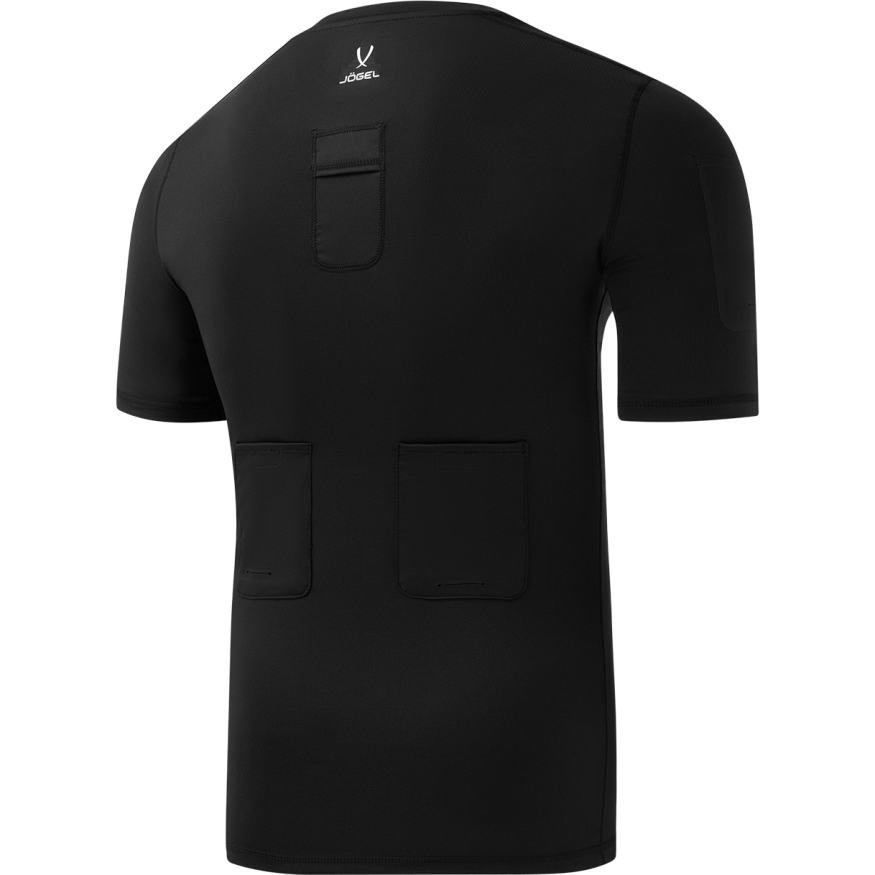 Футболка компрессионная судейская JOGEL PerFormDRY Referee Baselayer Tee SS, черный