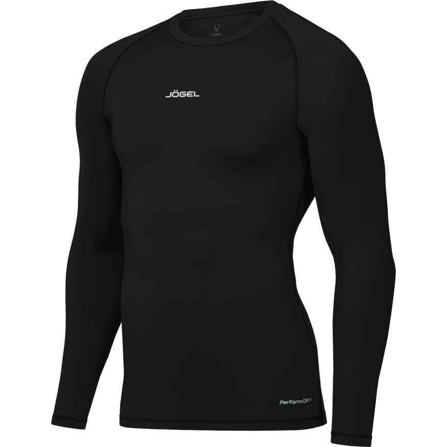 Футболка компрессионная с длинным рукавом JÖGEL CAMP PerFormDRY Baselayer LS Tee, черный