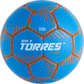 Мяч ганд. TORRES Club, H32443, р.3, ПУ, 5 подкл. слоев, руч. сшивка, синий