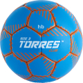 Мяч ганд. TORRES Club, H32443, р.3, ПУ, 5 подкл. слоев, руч. сшивка, синий