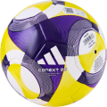 Мяч футзал. ADIDAS Conext 25 Pro Sala JH1278, р.4, FIFA Quality Pro, 18п, ПУ, руч.сш, фиолетово-желт