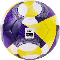 Мяч футзал. ADIDAS Conext 25 Pro Sala JH1278, р.4, FIFA Quality Pro, 18п, ПУ, руч.сш, фиолетово-желт