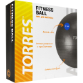 Мяч гимнастический TORRES AL121175BL, диаметр 75см., голубой
