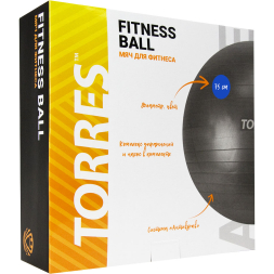 Мяч гимнастический TORRES AL121175BL, диаметр 75см., голубой
