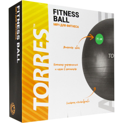 Мяч гимнастический TORRES AL121175BL, диаметр 75см., голубой