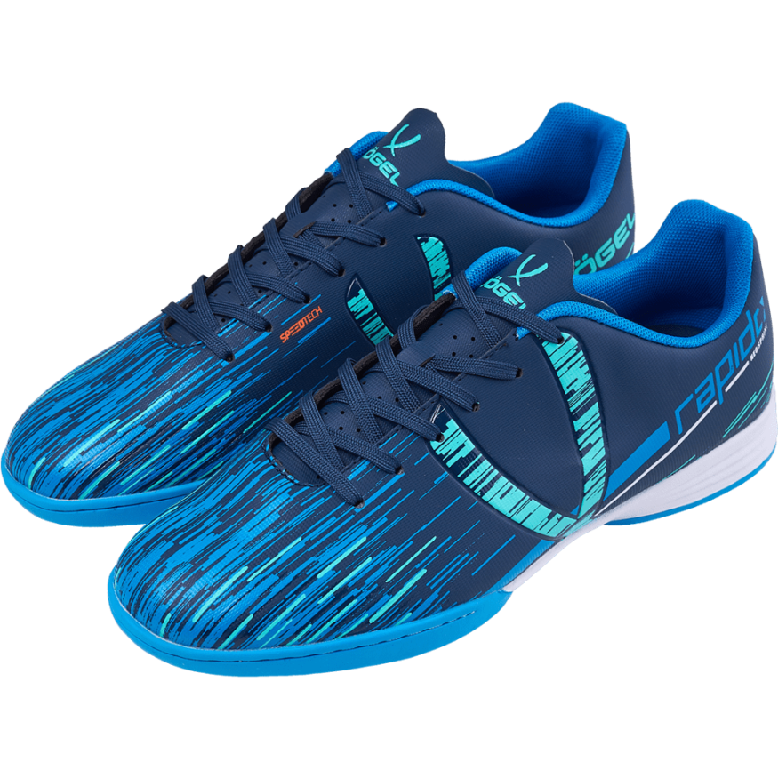 БЕЗ УПАКОВКИ Бутсы зальные JÖGEL Rapido IN Navy/blue