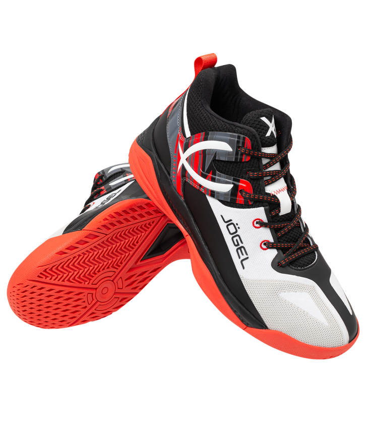 Кроссовки баскетбольные X1, White/red