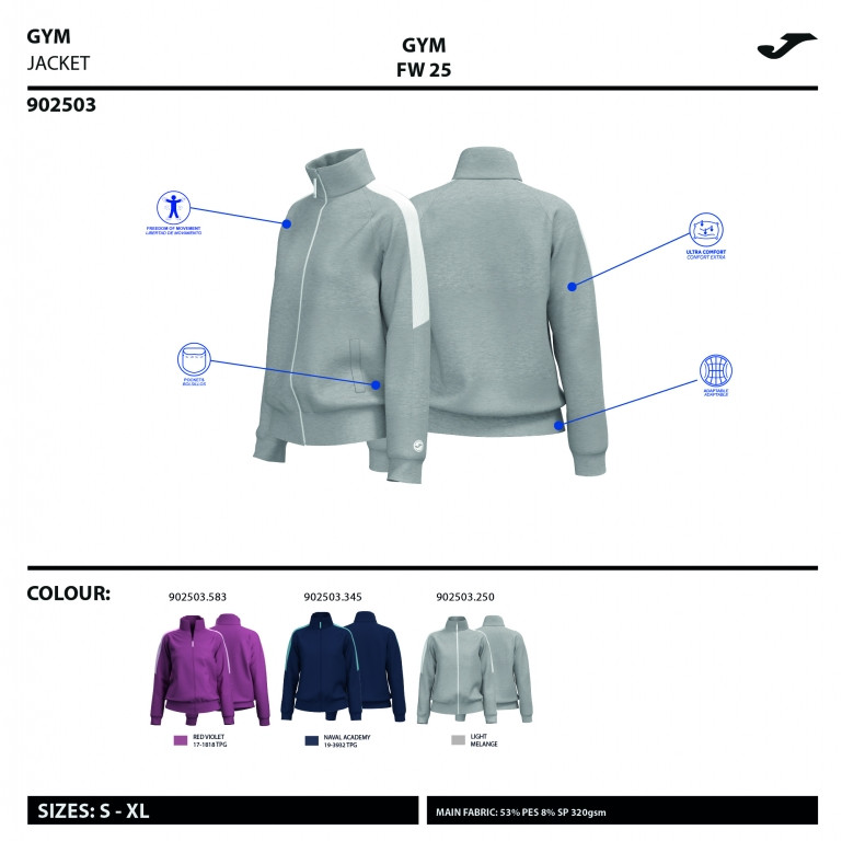 CHAQUETA CORE VIOLETA