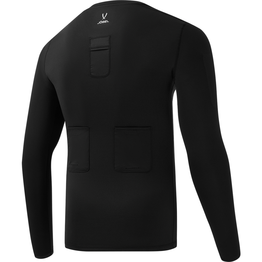 Футболка компрессионная с длинным рукавом судейская JOGEL PerFormDRY Referee Baselayer Tee LS, черный
