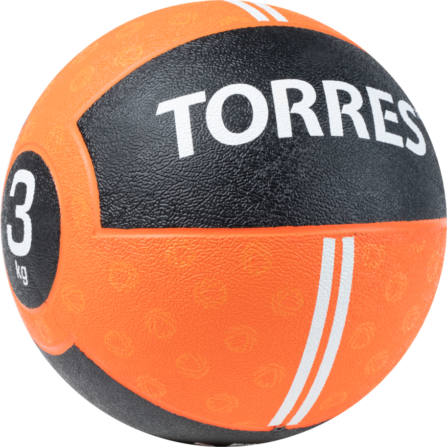 Медбол TORRES AL00231, 1кг, желто-черный