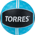 Медбол TORRES AL00231, 1кг, желто-черный