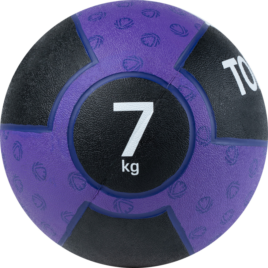 Медбол TORRES AL00231, 1кг, желто-черный