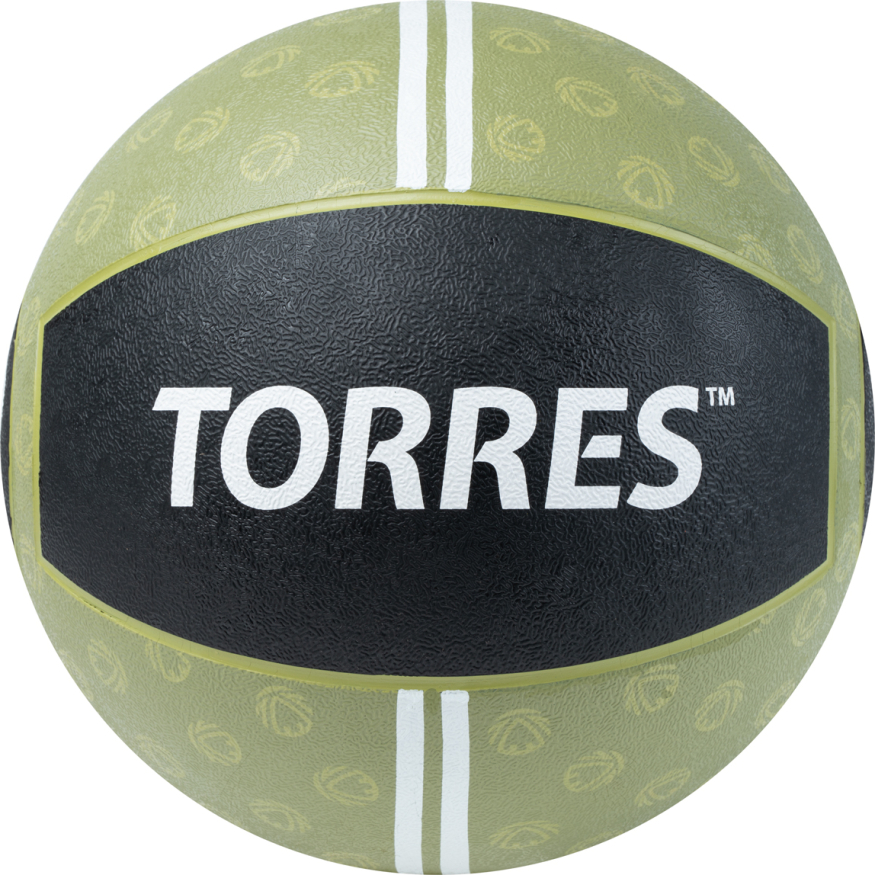 Медбол TORRES AL00231, 1кг, желто-черный