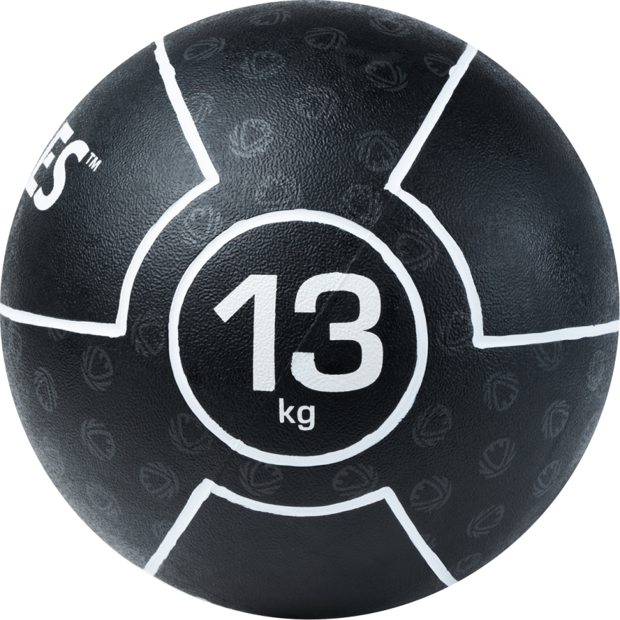 Медбол TORRES AL00231, 1кг, желто-черный