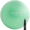 БЕЗ УПАКОВКИ Фитбол STARFIT GB-111 антивзрыв, 1000 гр, с ручным насосом, мятный, 65 см