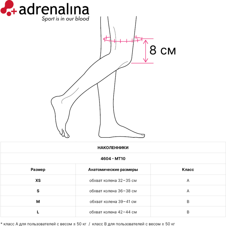 Наколенники волейбольные ADRENALINA MT10 4604-022