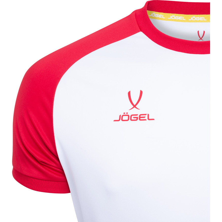 Футболка игровая JOGEL CAMP Reglan Jersey, белый/красный
