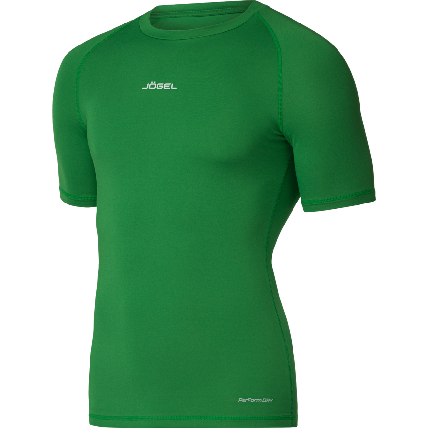 Футболка компрессионная с коротким рукавом JOGEL CAMP PerFormDRY Baselayer SS Tee, зеленый