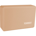 Блок для йоги TORRES, YL8005, размер 8x15x23 см, материал ЭВА, голубой