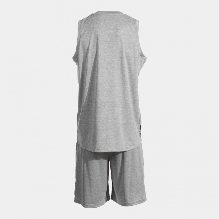Баскетбольная форма JOMA OLIMPIADA BASKET GRIS MELANGE NEGRO