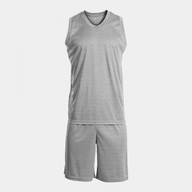 Баскетбольная форма JOMA OLIMPIADA BASKET GRIS MELANGE NEGRO