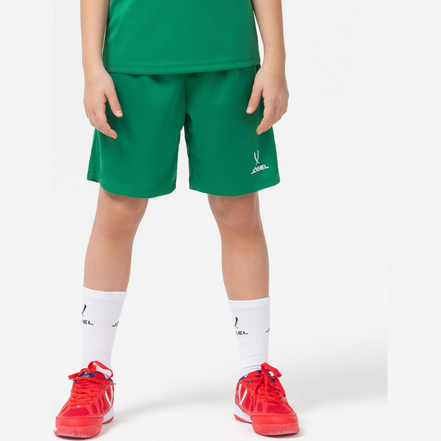 Шорты баскетбольные JOGEL CAMP Basic, зеленый, детский