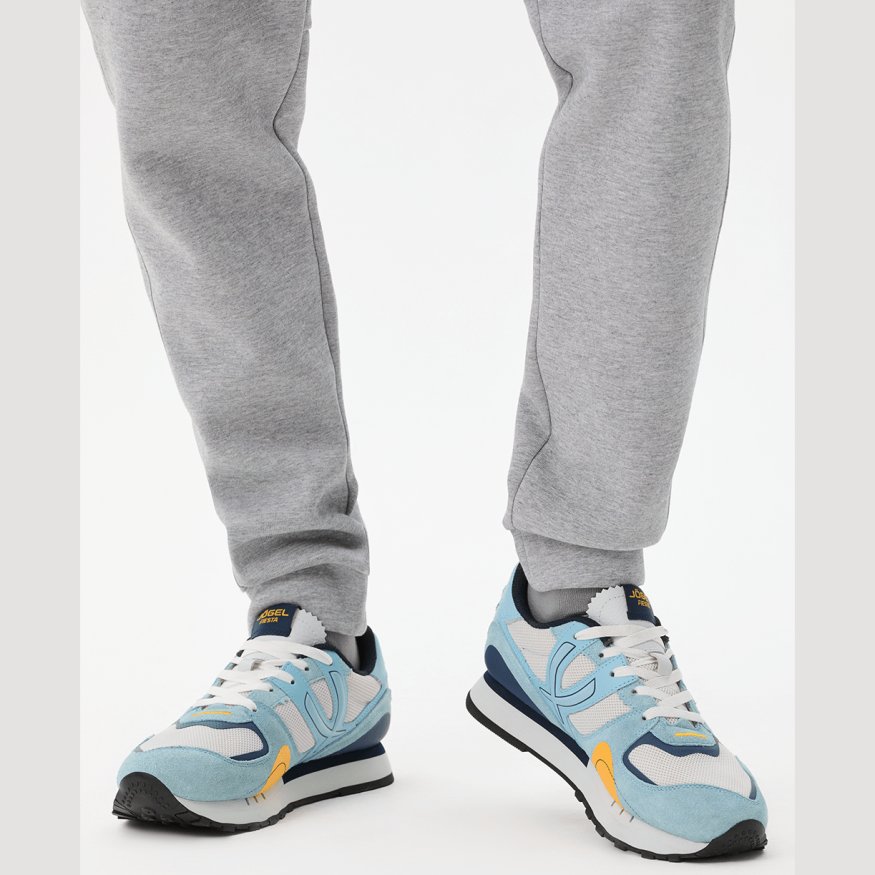 Кроссовки спортивные JÖGEL Fiesta, голубой/желтый