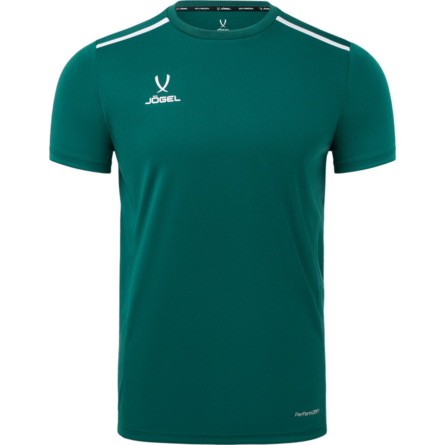 Футболка тренировочная JOGEL DIVISION Training Tee, темно-зеленый