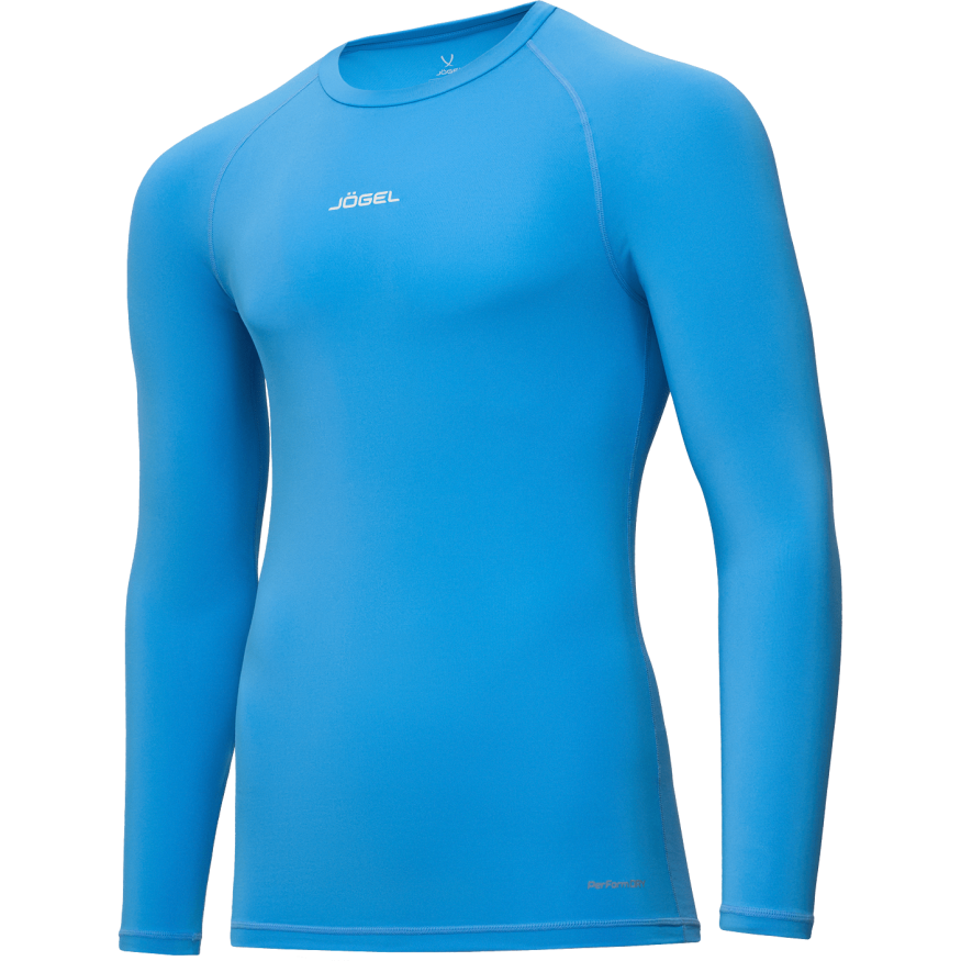 Футболка компрессионная с длинным рукавом JÖGEL PerFormDRY Baselayer LS Tee, голубой